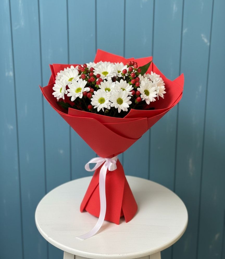 Букет цветов из: Хризантемы в Гвардейском