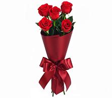 Букет 5 Красных роз Эдлесс Лав в Гвардейском