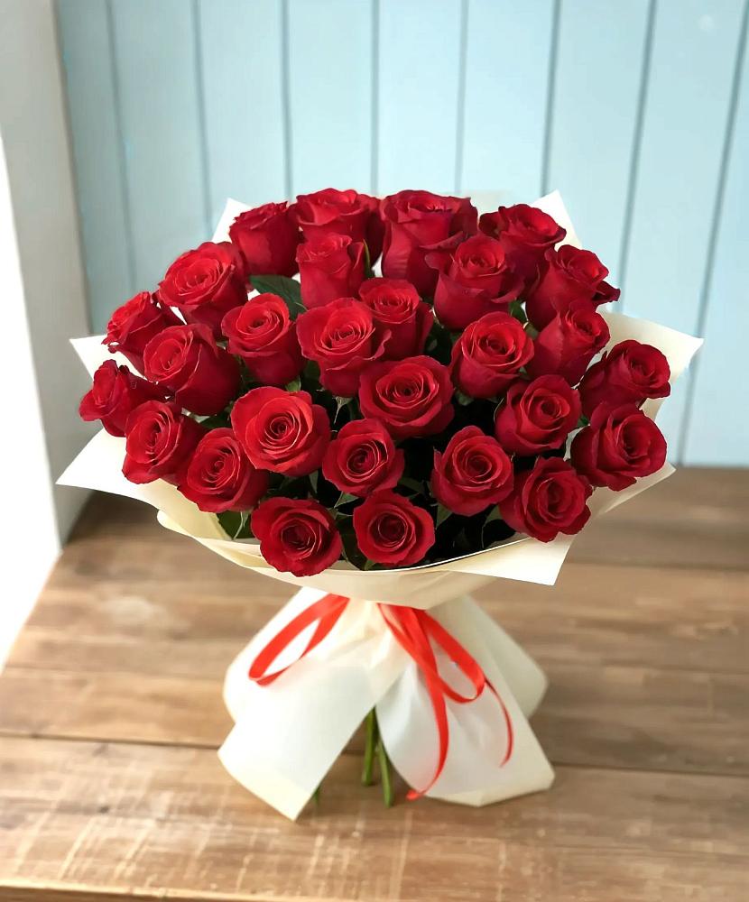 Букет 29 Красных роз в Гвардейском