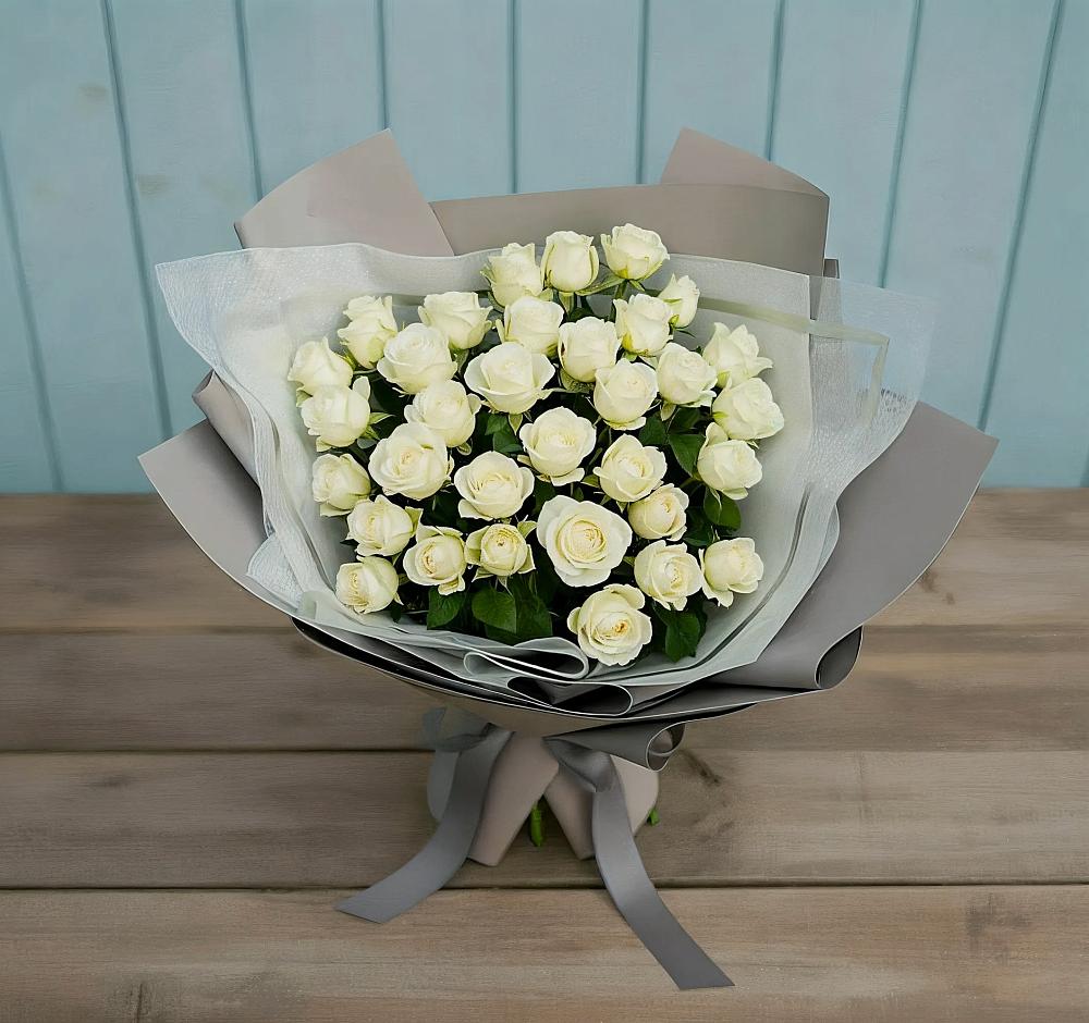Букет Белоснежная нежность в Гвардейском