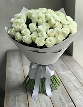 Букет 35 Белых роз #REPLACE_PRED# Гвардейском