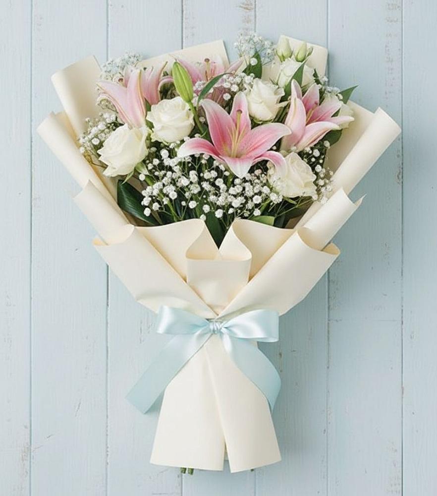 Букет цветов из: Лилии в Гвардейском