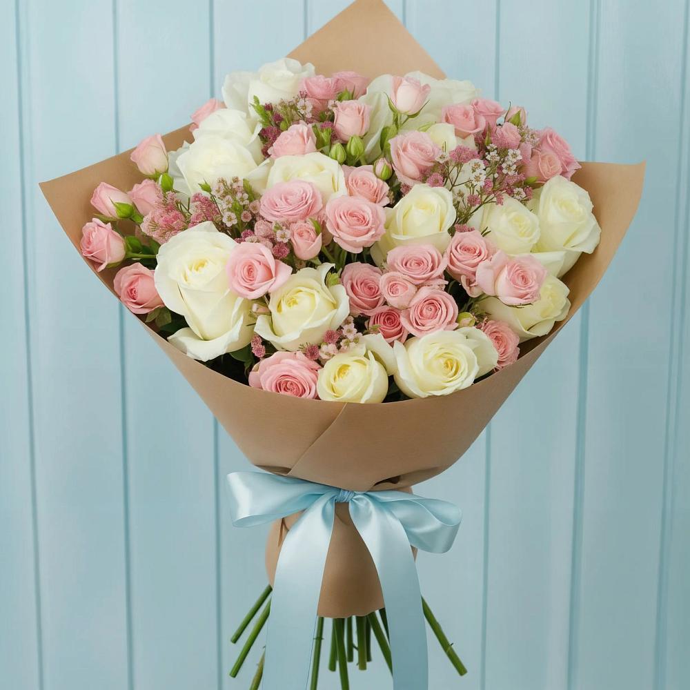 Букет цветов из: Розы в Гвардейском