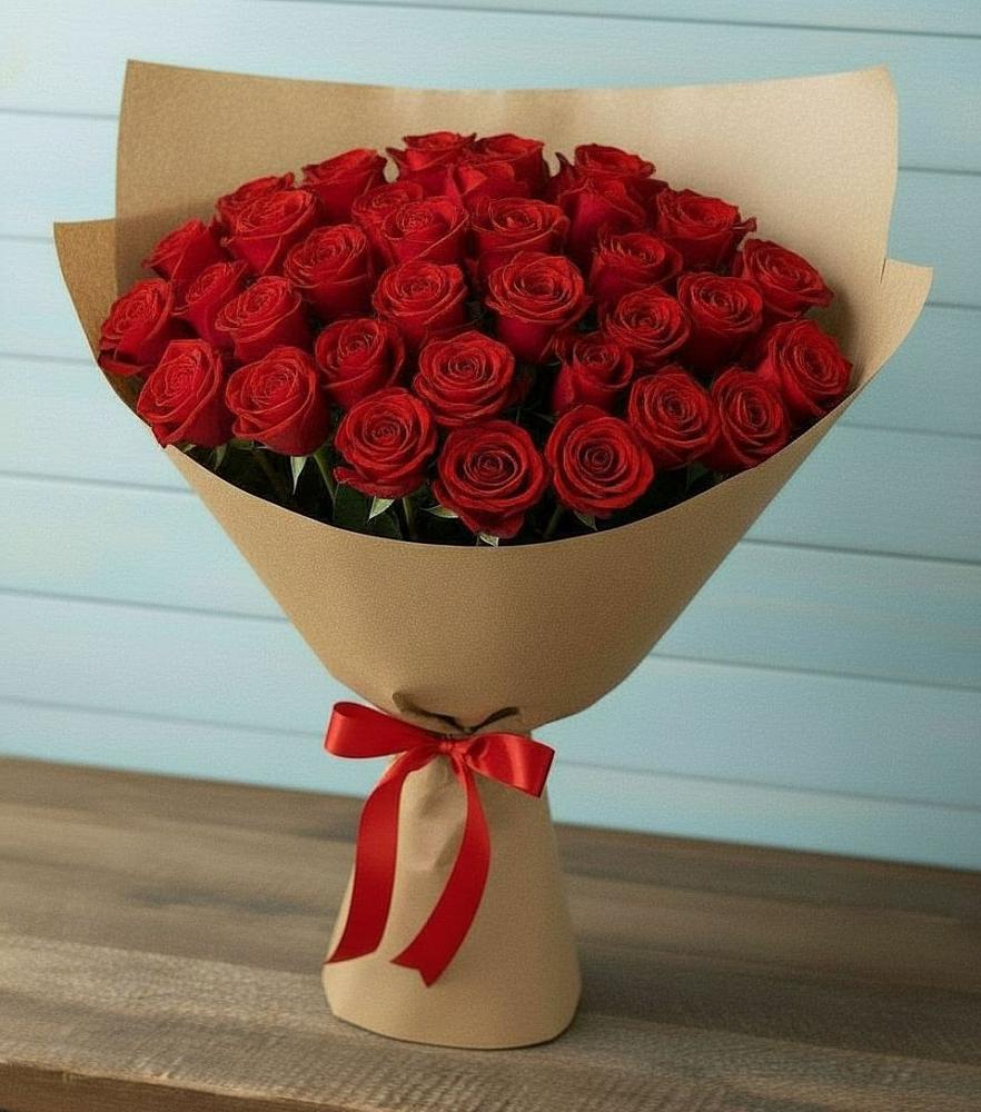 Букет Красные розы Милано в Гвардейском