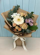 Букет цветов из:  Герберы и Хризантемы в Гвардейском
