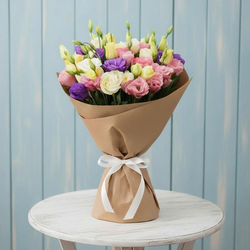 Букет цветов из: Лизиантусы в Гвардейском