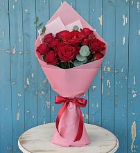 Букет цветов из:  Розы в Гвардейском